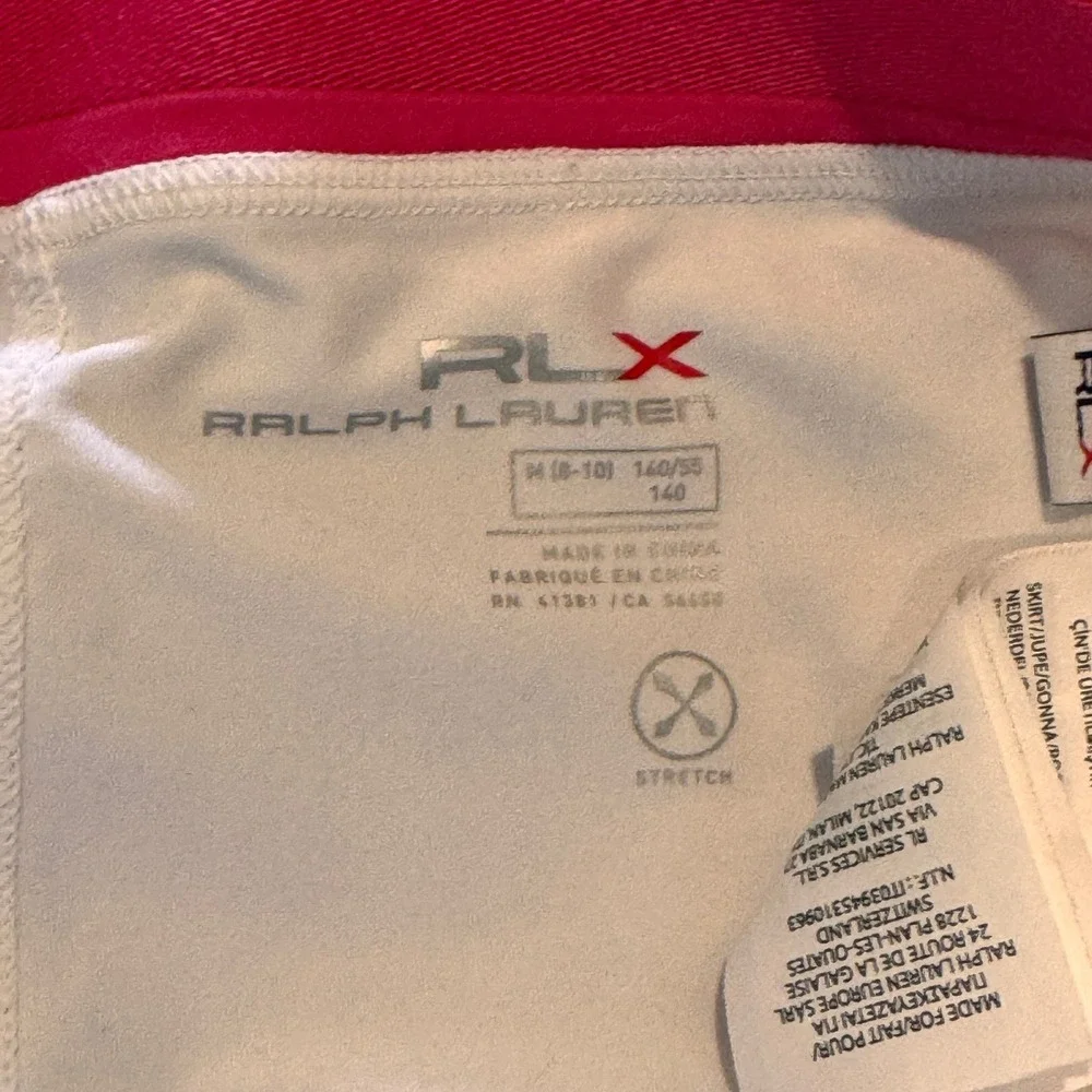 RLX Ralph Lauren Kids Girl's Multi-Color Floral Print‎ Golf Skort Medium 8-10